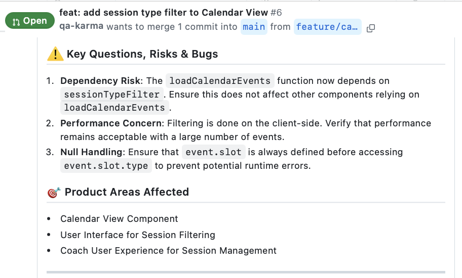 Ovi Risk Analysis Demo